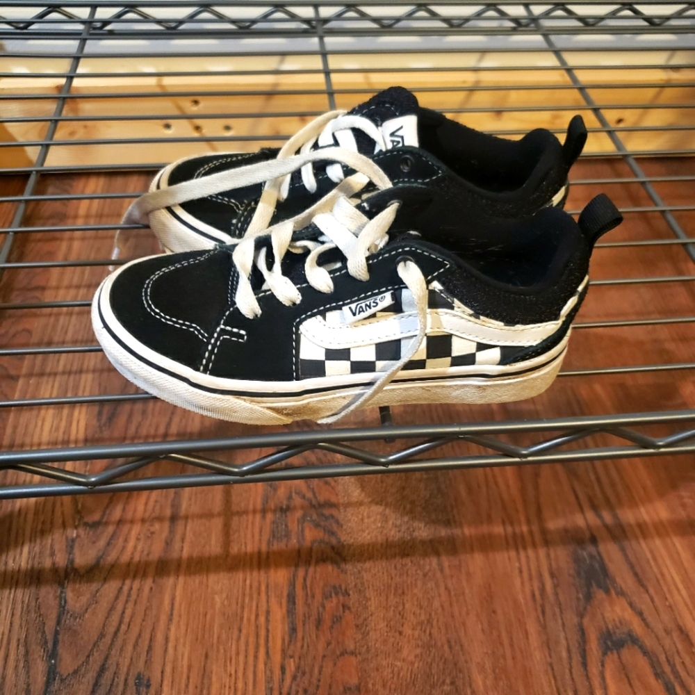 Little Boys Vans Filmore Skate Shoe Sz 12